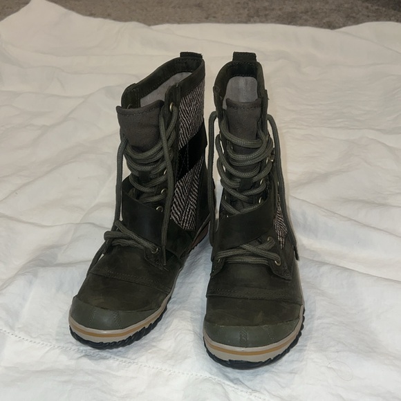 SOREL SLIMBOOT LACE green - Picture 2 of 5